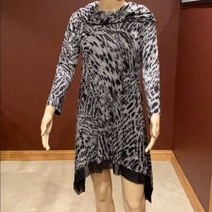 CUPIO Black and Grey Dress